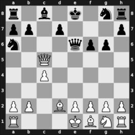 1958 Manhattan CC Ch fin 5758 – Round 6 – Bisguier, Arthur B – 1-0 – Guala, Victor – G14