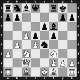 1958 Mar del Plata – Round 1 – Letelier Martner, Rene – 0-1 – Eliskases, Erich – G6