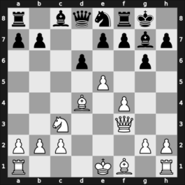 1958 Mar del Plata – Round 2 – Pilnik, Herman – 1/2-1/2 – Alonso-Lej De Las Casas, Fernando – G18