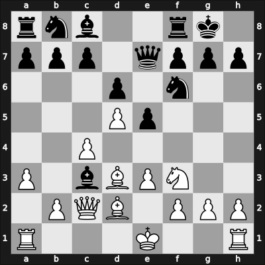 1958 Mar del Plata – Round 3 – Reinhardt, Enrique – 0-1 – Foguelman, Alberto – G22
