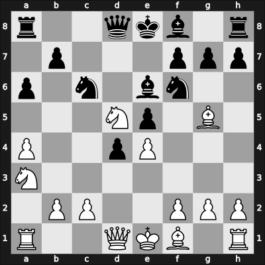 1958 Mar del Plata – Round 8 – Letelier Martner, Rene – 1/2-1/2 – Rossetto, Hector – G59