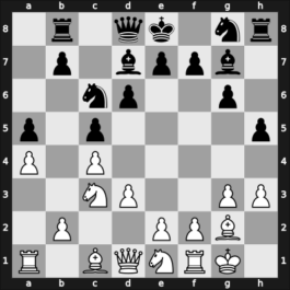 1958 Mar del Plata – Round 9 – Lombardy, William J – 1/2-1/2 – Sanguinetti, Ricardo – G64