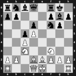 1958 Mar del Plata – Round 13 – Eliskases, Erich – 1-0 – Reinhardt, Enrique – G94