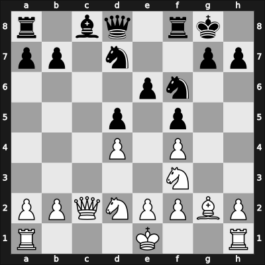 1958 Munich ol (Men) fin-B – Round 6 – Alvarez Martin, Pedro – 1/2-1/2 – Hallstrom, Leo – G12