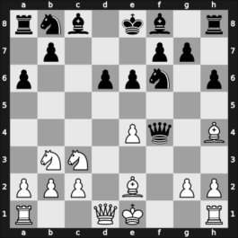 1958 Munich olm fin-A – Round 5 – Fichtl, Jiri – 0-1 – Tal, Mikhail – G27