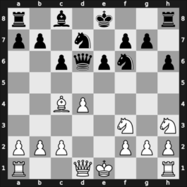 1958 Munich olm fin-A – Round 9 – Clarke, Peter H – 1/2-1/2 – Pfeiffer, Gerhard – G87