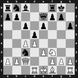 1958 Munich olm fin-A – Round 2 – Bisguier, Arthur B – 1/2-1/2 – Eliskases, Erich – G10