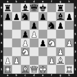 1958 Munich olm fin-A – Round 11 – Evans, Larry M – 1/2-1/2 – Farre Mallofre, Miguel – G56