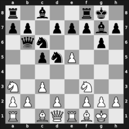 1958 Munich olm fin-A – Round 11 – Sanguineti, Raúl Carlos – 1/2-1/2 – Rejfir, Josef – G59