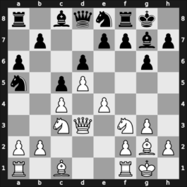 1958 Munich olm fin-B – Round 2 – Euwe, Max – 1-0 – Yanofsky, Daniel Abraham – G3