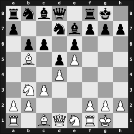1958 Munich olm fin-B – Round 3 – Yanofsky, Daniel Abraham – 1-0 – Portisch, Lajos – G15