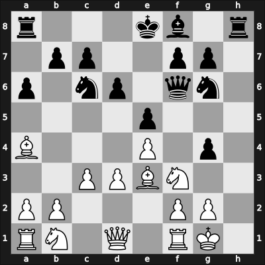 1958 Munich olm fin-B – Round 10 – Yanofsky, Daniel Abraham – 1-0 – Sliwa, Bogdan – G46