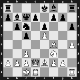 1958 Munich olm fin-B – Round 11 – Noradounghian, Georges – 1/2-1/2 – Roessel, Frits – G25