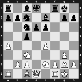 1958 Munich olm prel – Round 2 – Panno, Oscar – 1-0 – Barcza, Gedeon – G13