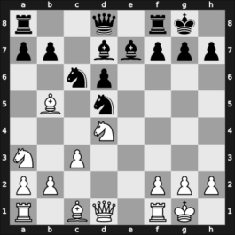 1958 Munich olm prel – Round 3 – Heidenfeld, Wolfgang – 0-1 – Unzicker, Wolfgang – G27