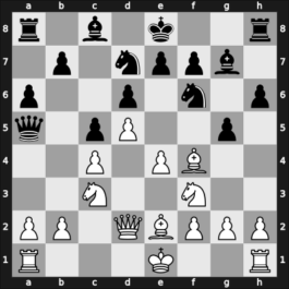 1958 Munich olm prel – Round 7 – Bisguier, Arthur B – 0-1 – Schmid, Leo – G62