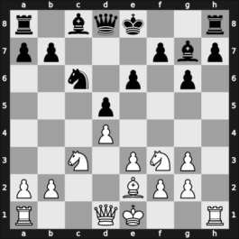 1958 Munich olm prel – Round 8 – Cintron, Rafael L – 0-1 – Botvinnik, Mikhail – G75