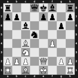 1958 Munich olm prel – Round 8 – Keres, Paul Petrovich – 1/2-1/2 – Benitez Diaz, Francisco Javier – G78