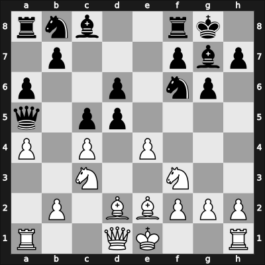 1958 Munich olm prel – Round 9 – Stahlberg, Gideon – 1/2-1/2 – Gligorić, Svetozar – G87