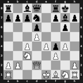 1958 Munich olm prel – Round 1 – Chalabi Edgard – 0-1 – Uhlmann, Wolfgang – G13