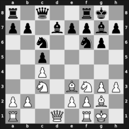 1958 Munich olm prel – Round 3 – Smiltiner, Shlomo – 0-1 – Toran Albero, Roman – G58