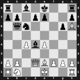 1958 Munich olm prel – Round 4 – Wade, Robert G – 1-0 – Sanguineti, Raúl Carlos – G97