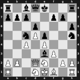 1958 Munich olm prel – Round 5 – Johansson, Inge V – 0-1 – Blau, Max – G109