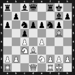 1958 Munich olm prel – Round 5 – Tarnowski, Alfred – 1/2-1/2 – Malich, Burkhard, Dr. – G111