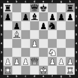 1958 Munich olm prel – Round 5 – Bisguier, Arthur B – 1-0 – Aloni, Itzchak – G123