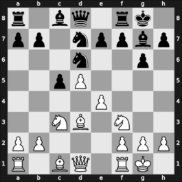 1958 Munich olm prel – Round 7 – Euwe, Max – 1-0 – Walsh, Chris – G154