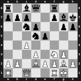 1958 Munich olm prel – Round 4 – Golombek, Harry – 0-1 – Eliskases, Erich – G28