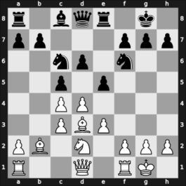 1958 Munich olm prel – Round 4 – Panno, Oscar – 1/2-1/2 – Penrose, Jonathan – G30