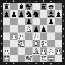 1958 Munich olm prel – Round 5 – Pachman, Ludek – 1-0 – Durão, Joaquim Manuel – G38