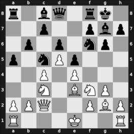 1958 Munich olm prel – Round 7 – Lagha, Khelil – 0-1 – Ivkov, Borislav – G57