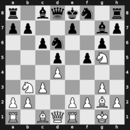 1958 Munich olm prel – Round 9 – Barcza, Gedeon – 1-0 – Tarnowski, Alfred – G78