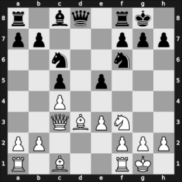 1958 NLD Ch – Round 5 – Van den Berg, Carel B – 1/2-1/2 – Van Weezel, Chris – G7