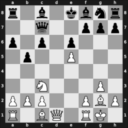 1958 NLD Ch – Round 7 – Van Donk, Henk – 1-0 – Orbaan, Constant – G12