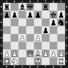 1958 New York ch-USA – Round 5 – Mednis, Edmar J – 1/2-1/2 – Lombardy, William J – G25