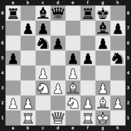 1958 New York ch-USA – Round 7 – Byrne, David – 1/2-1/2 – Fischer, Raphael – G31
