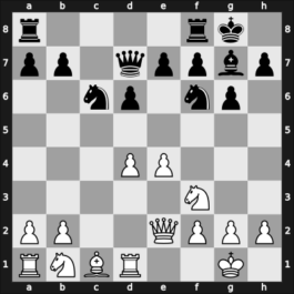 1958 New York ch-USA – Round 8 – Lombardy, William J – 1-0 – Weinstein, Raymond – G38