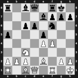 1958 New York ch-USA – Round 10 – Mednis, Edmar J – 0-1 – Byrne, Ray – G50