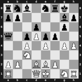 1958 OWL Ch – Round 5 – Lachmann, Hans G – 1-0 – Flatau, Leo – G14