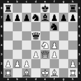1958 Olympiad Munich GER – Round 5 – Bhend, Edwin – 1-0 – Farre Mallofre, Miguel – G6