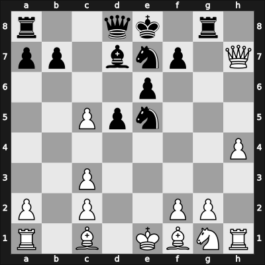 1958 Olympiad Munich GER – Round 9 – Dueckstein, Andreas – 0-1 – Kupper, Patrick – G11