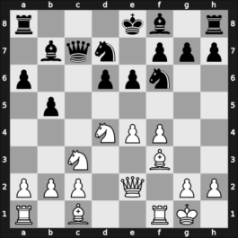 1958 Olympiad Munich GER – Round 10 – Tringov, Georgi P – 1/2-1/2 – Clarke, Paul R H – G13