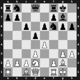 1958 Open – Round 6 – Schlosser, Max Dr – 1/2-1/2 – Blackstone, John – G10