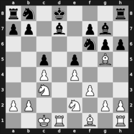 1958 Portoroz Interzonal – Round 5 – Bronstein, David I – 1/2-1/2 – Benko, Pal – G45