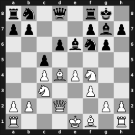 1958 Portoroz Interzonal – Round 6 – Neikirkh, Oleg – 1/2-1/2 – Panno, Oscar – G55