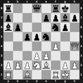 1958 Portoroz Interzonal – Round 7 – Larsen, Benjamin Holsko – 1/2-1/2 – Benko, Pal – G68