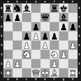 1958 Portoroz Interzonal – Round 17 – Petrosian, Tigran V – 1/2-1/2 – Sanguineti, Raúl Carlos – G156